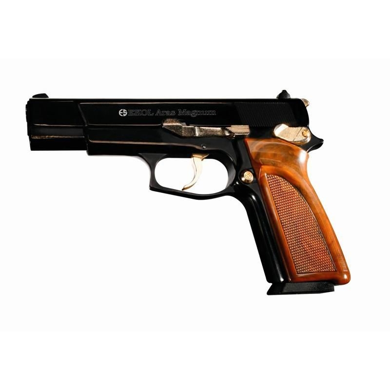 Obranná plynová pištoľ EKOL Aras Magnum Black Gold 9 mm