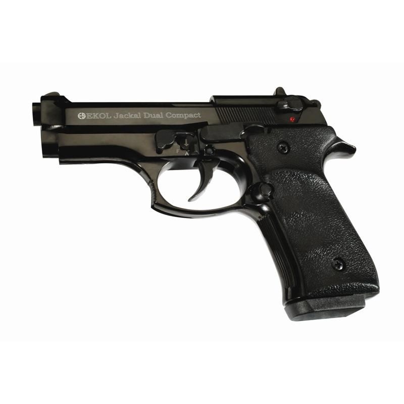 Obranná plynová pištoľ EKOL Jackal Dual Compact Black 9 mm