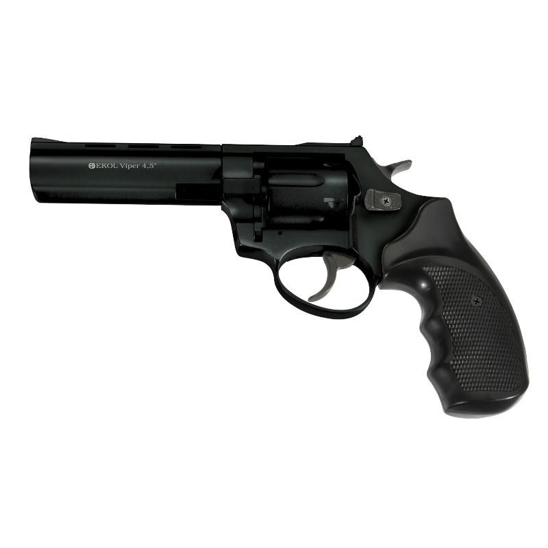 Obranný plynový revolver EKOL Viper 4,5" Black 9 mm