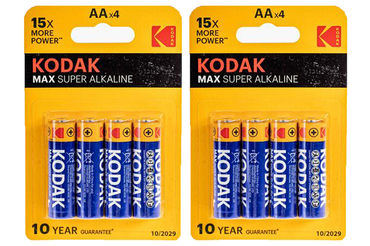 Batérie do fotopasce - sada 8 kusov, Kodak Max AA  