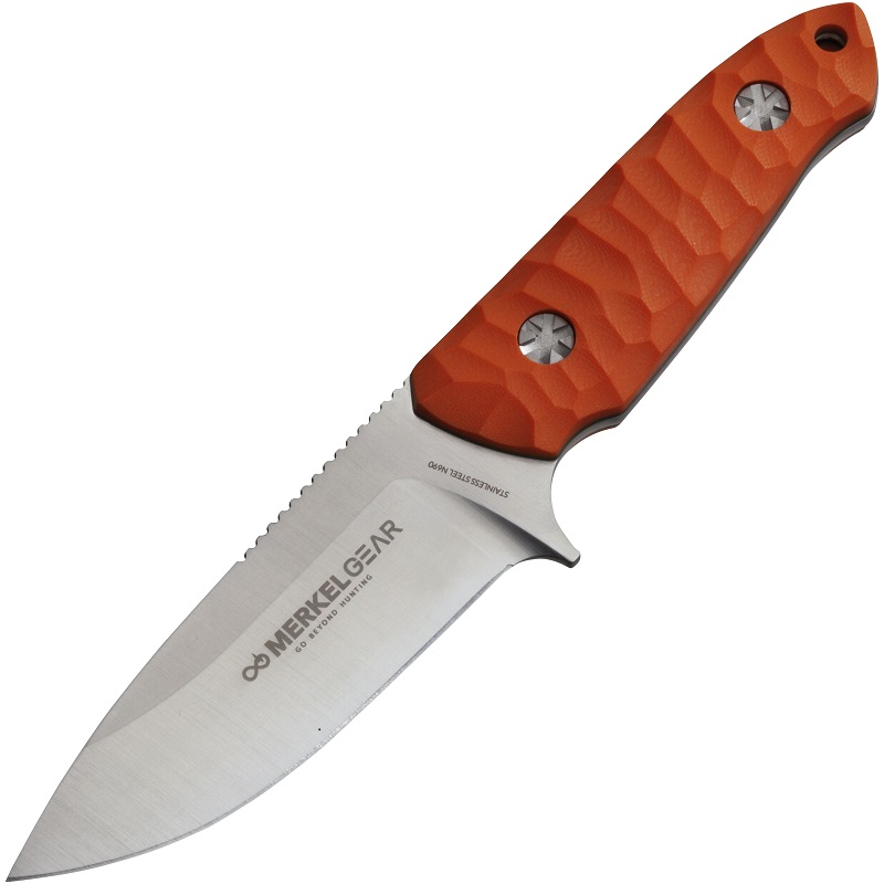 Poľovnícky nôž Merkel Gear G10 - oranžový
