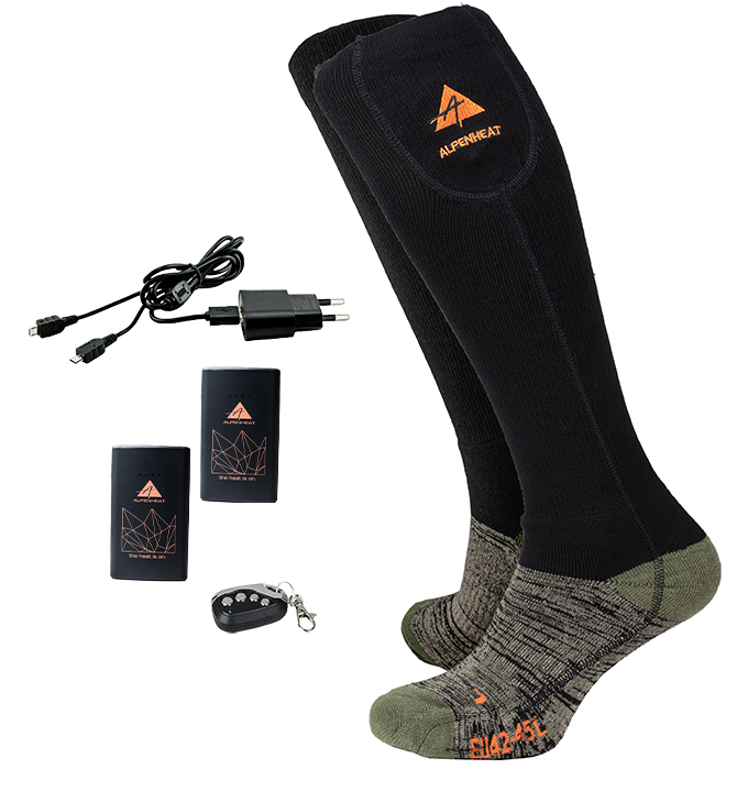 Vyhrievané ponožky Alpenheat Fire-Socks RC  L