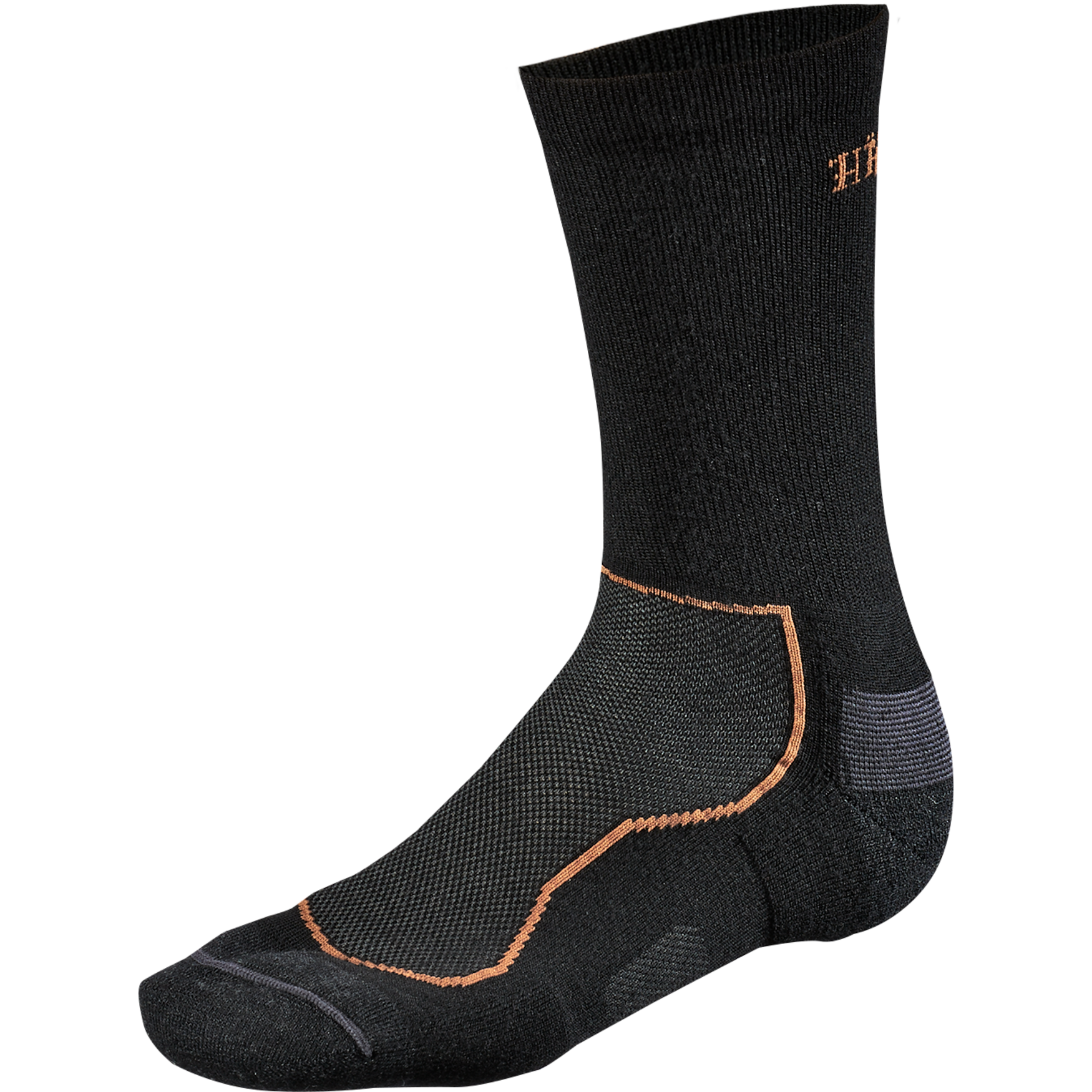 Celoročné ponožky Härkila Wool II Black  L