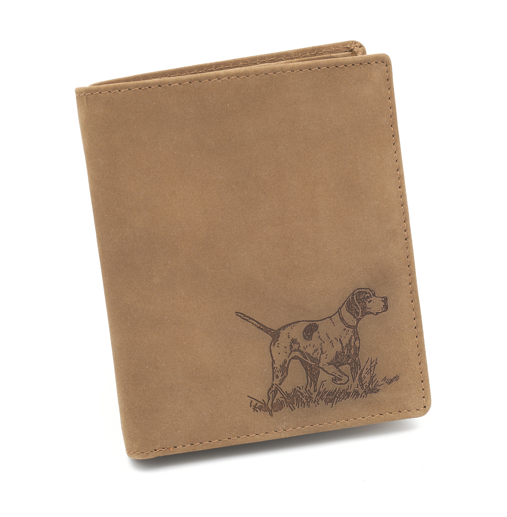 Kožená peňaženka TETRAO lovecký pes vysoká   