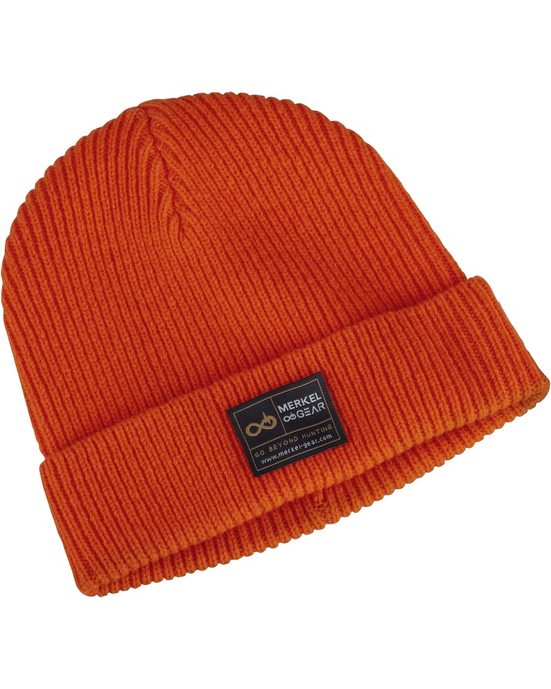 Poľovnícka zimná čiapka Merkel Gear - oranžová