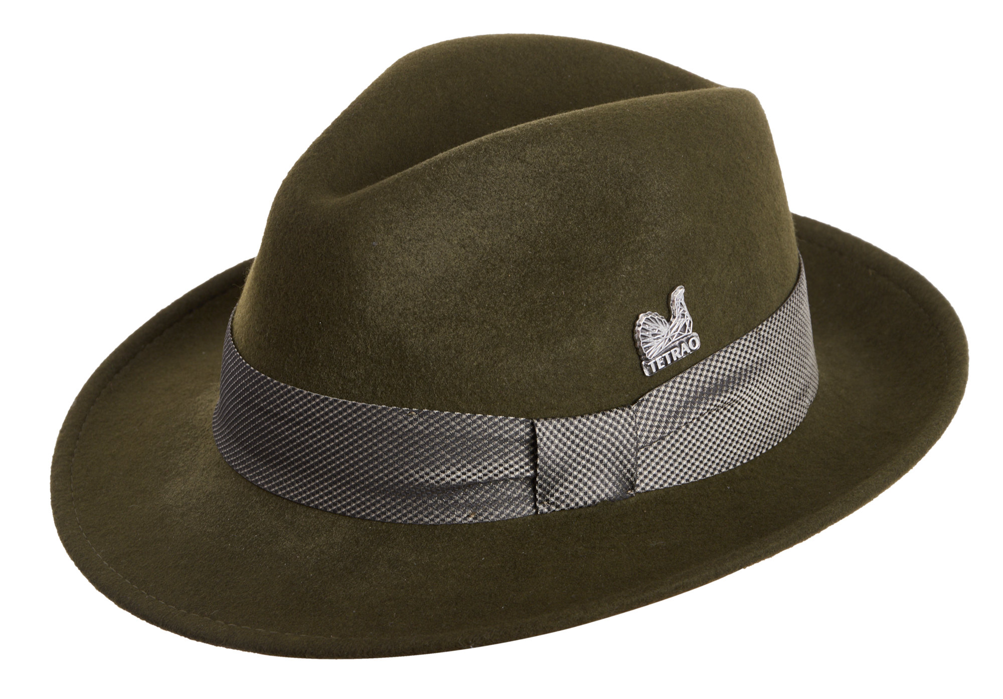 Poľovnícky klobúk TETRAO - so stuhou zelený 57  
