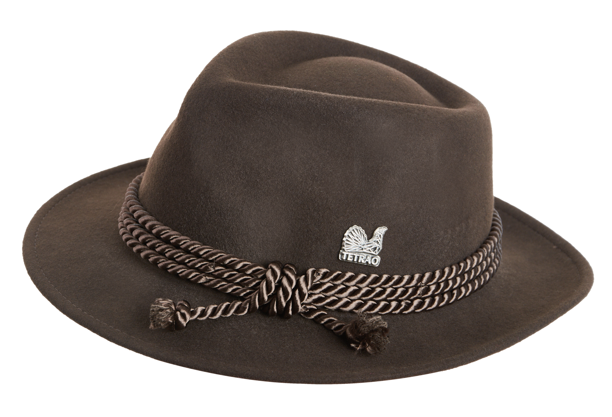 Poľovnícky klobúk TETRAO - s trojitou šnúrkou hnedý 60  