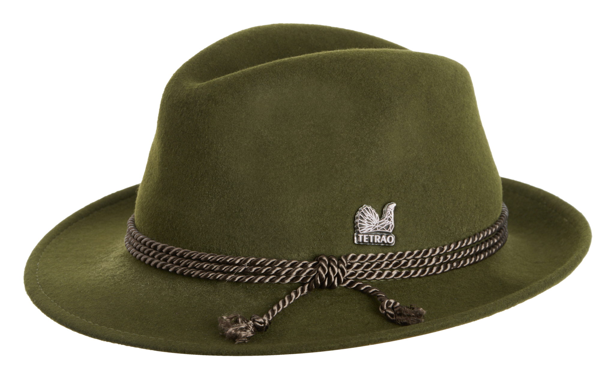Poľovnícky klobúk TETRAO - tri tenké šnúrky zelený  57