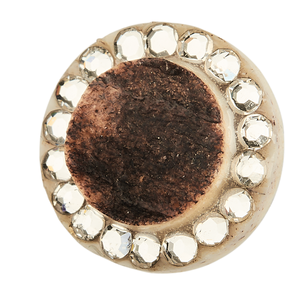 Set poľovníckych šperkov z parožia TETRAO - náhrdelník + náušnice krúžok  