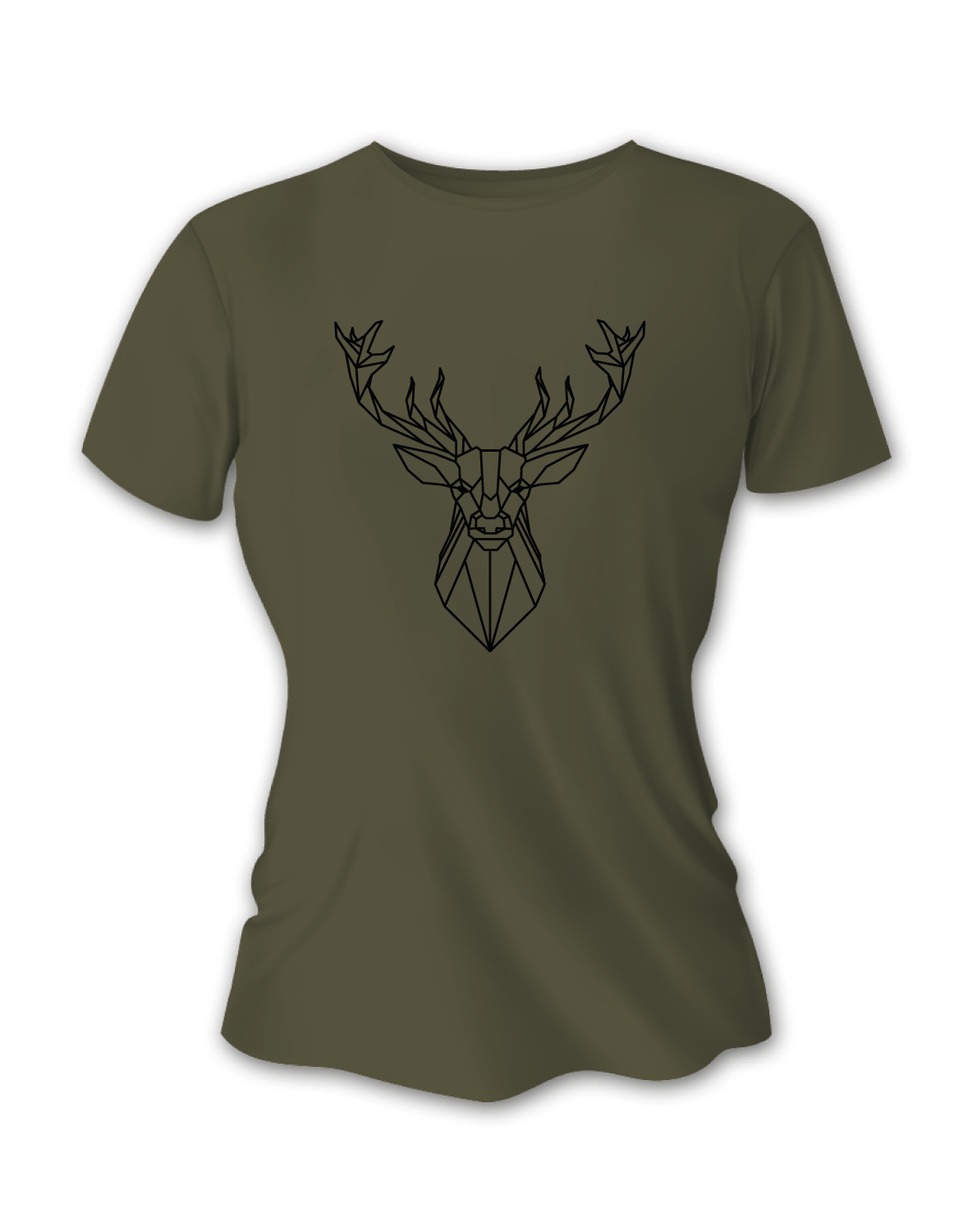 Dámske poľovnícke tričko TETRAO polovnicisrdcom - zelené  XS