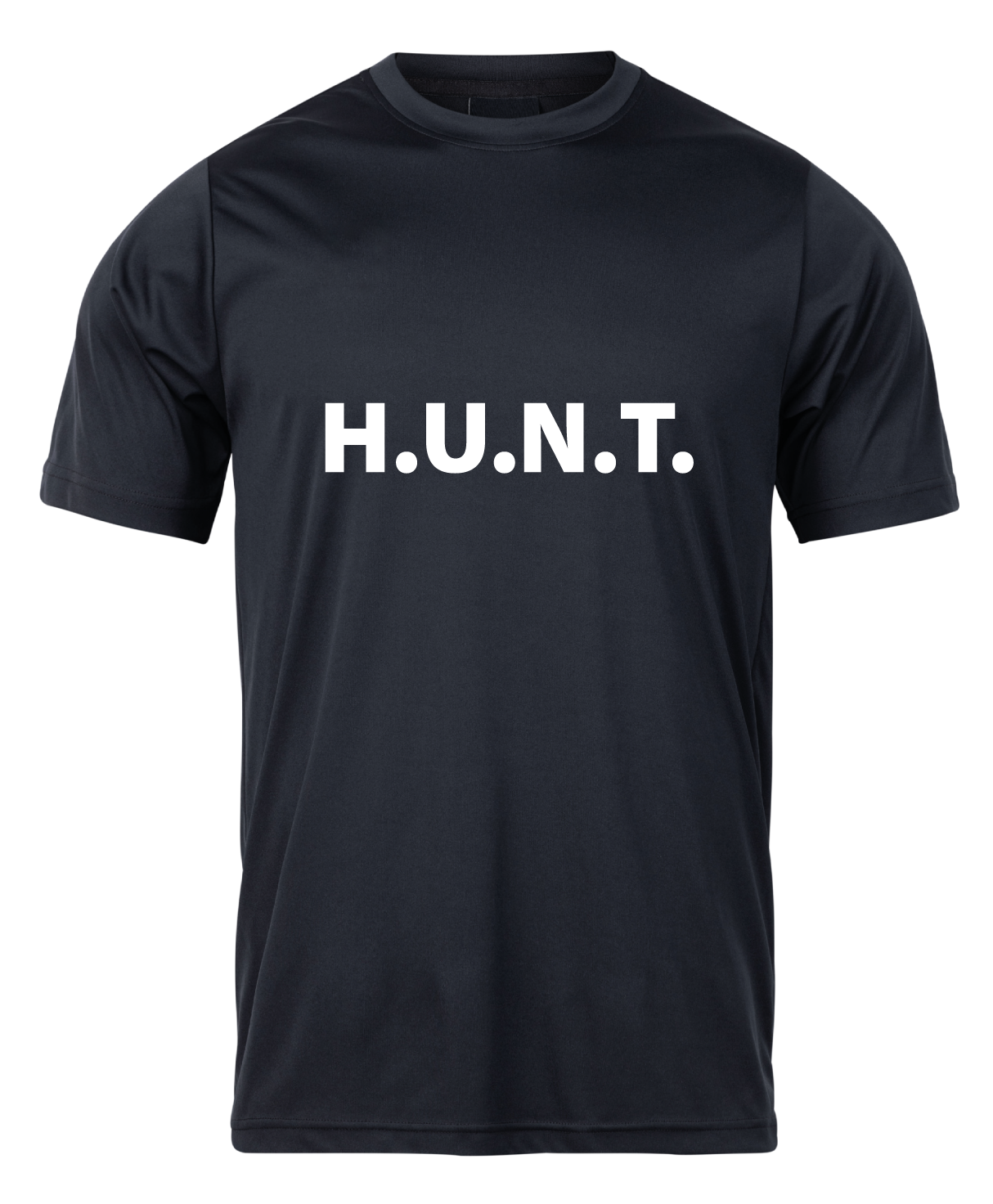 Pánske poľovnícke tričko TETRAO H.U.N.T. - čierne  2XL