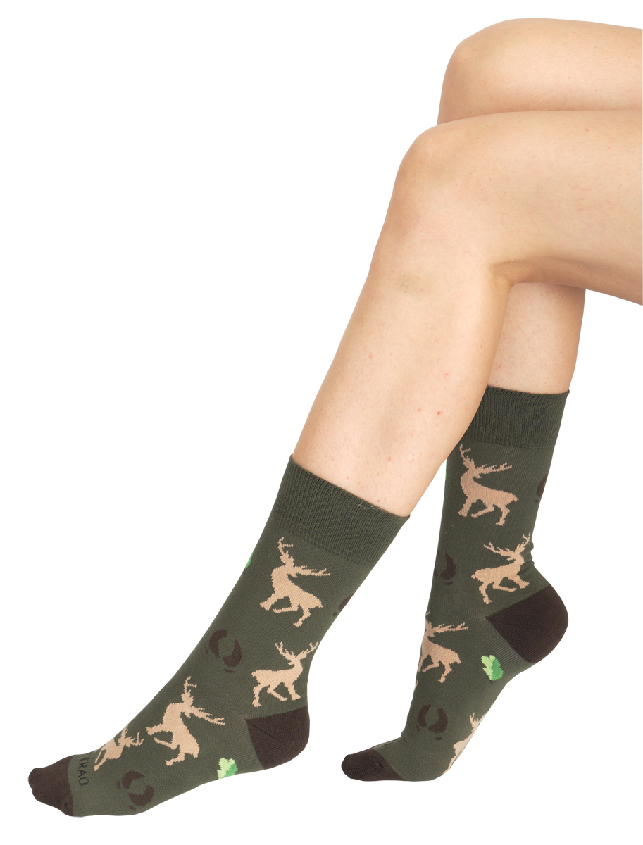 Veselé ponožky TETRAO jeleň 30-34  