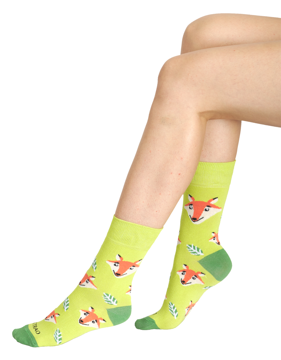 Veselé ponožky TETRAO líška 43-46  