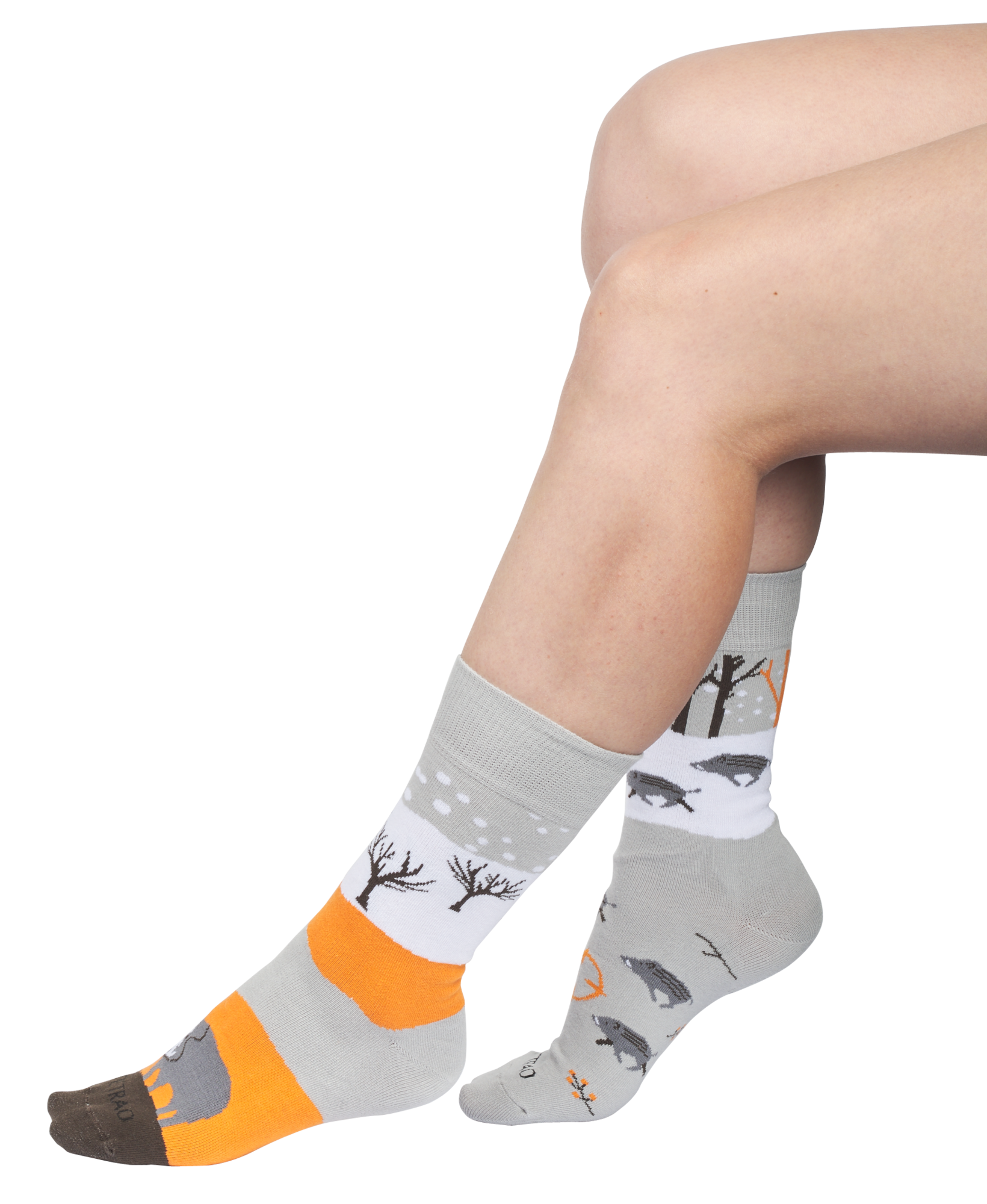 Veselé ponožky TETRAO spoločná poľovačka  30-34