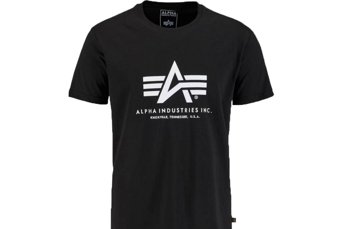 Tričko Alpha Industries Basic T-shirt čierne  L