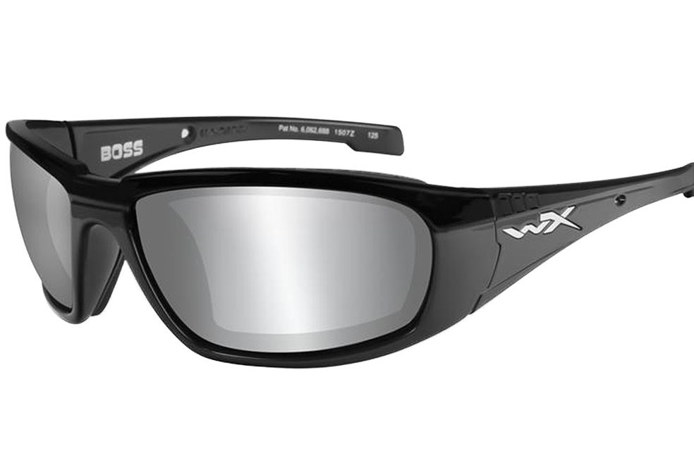 Okuliare Wiley X BOSS Silver Flash Smoke Grey/Black