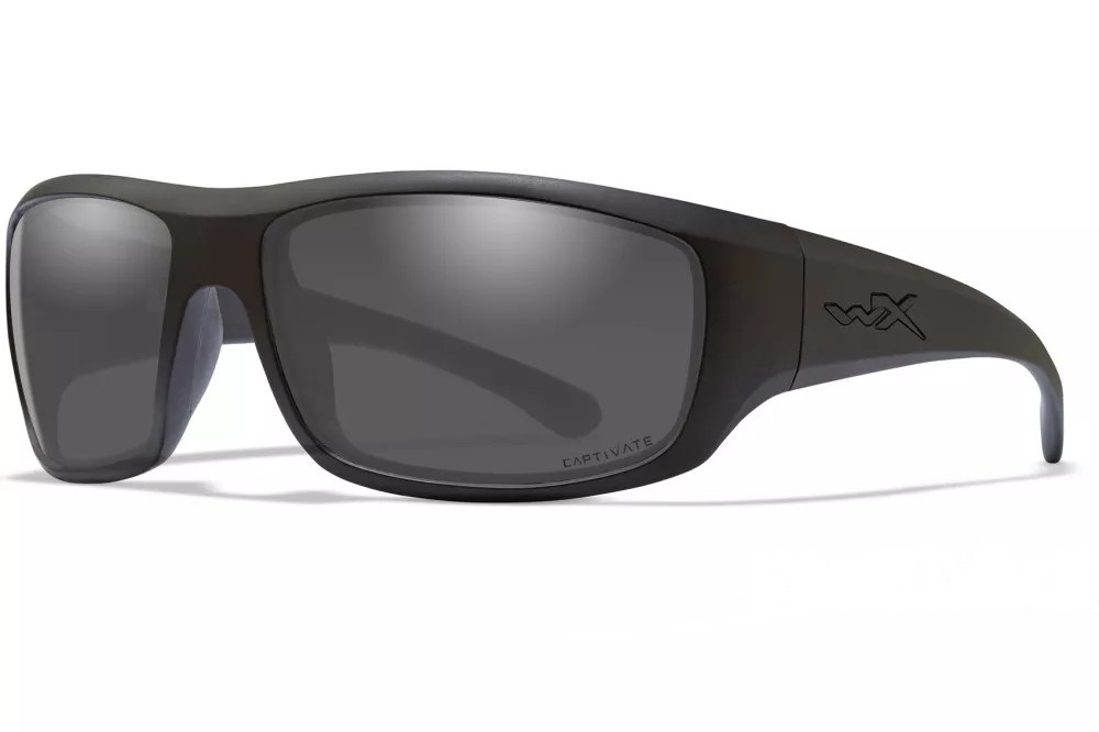Okuliare Wiley X Omega Captivate polarizačné šedé sklá v čiernom ráme  