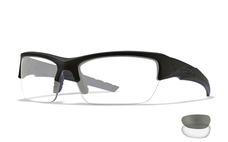 Okuliare Wiley X Valor smoke grey/clear lens, matte black frame  