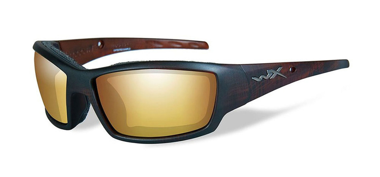 Slnečné okuliare Wiley X Boss s polarizačnými jantárovými sklami  