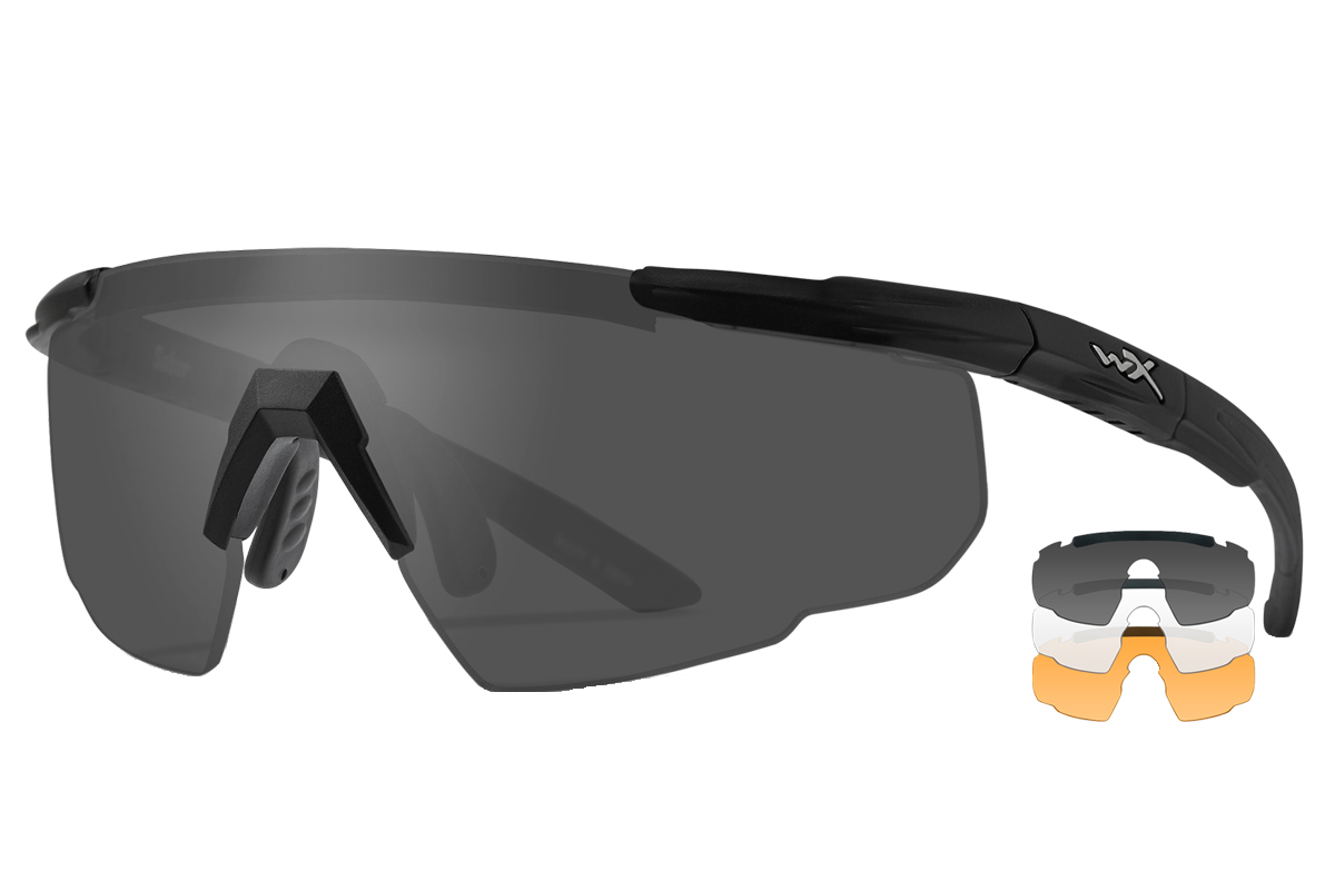 Športové okuliare Wiley X 308 Saber Advanced  - šedé + oranžové sklá  