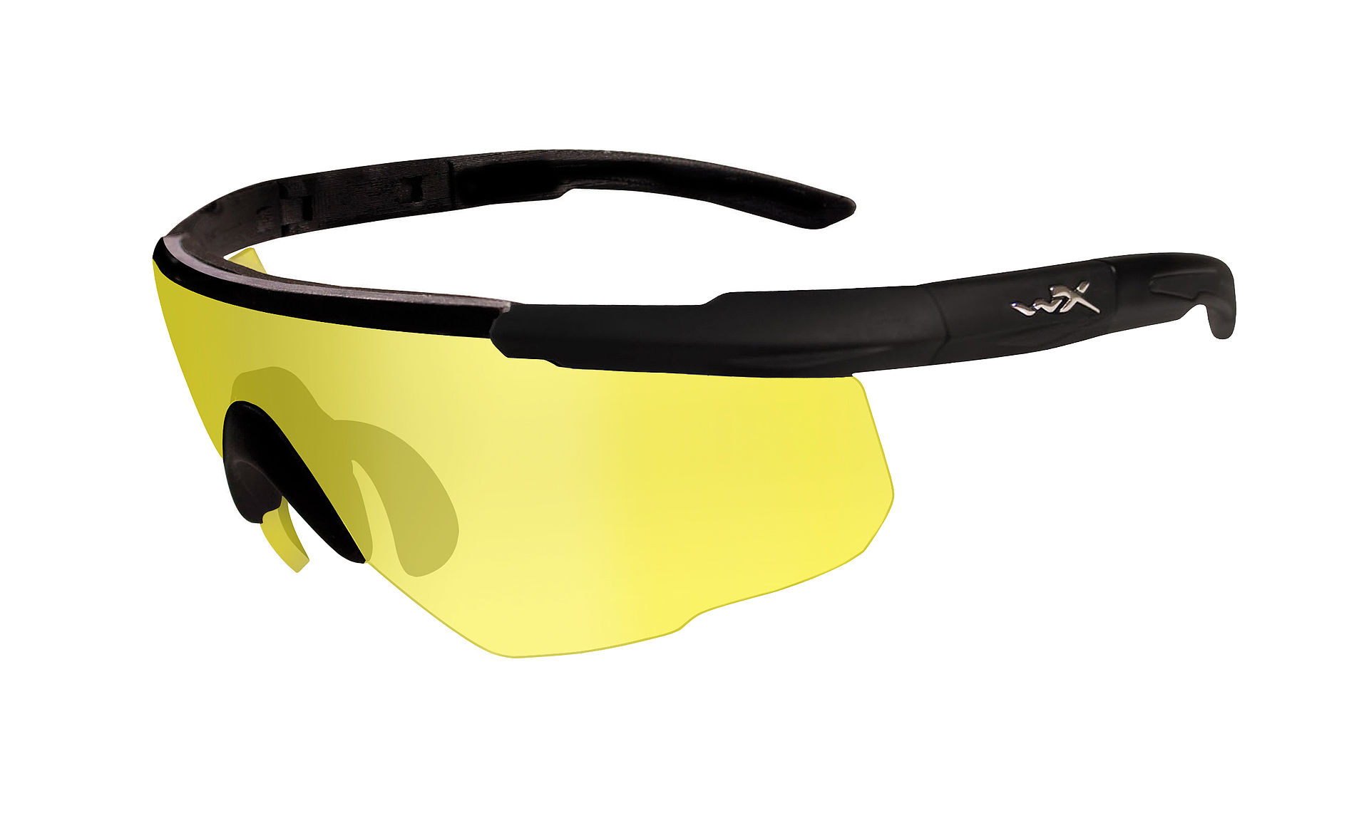 Športové okuliare Wiley X Saber Advanced, žlté sklá, čierny matný rám