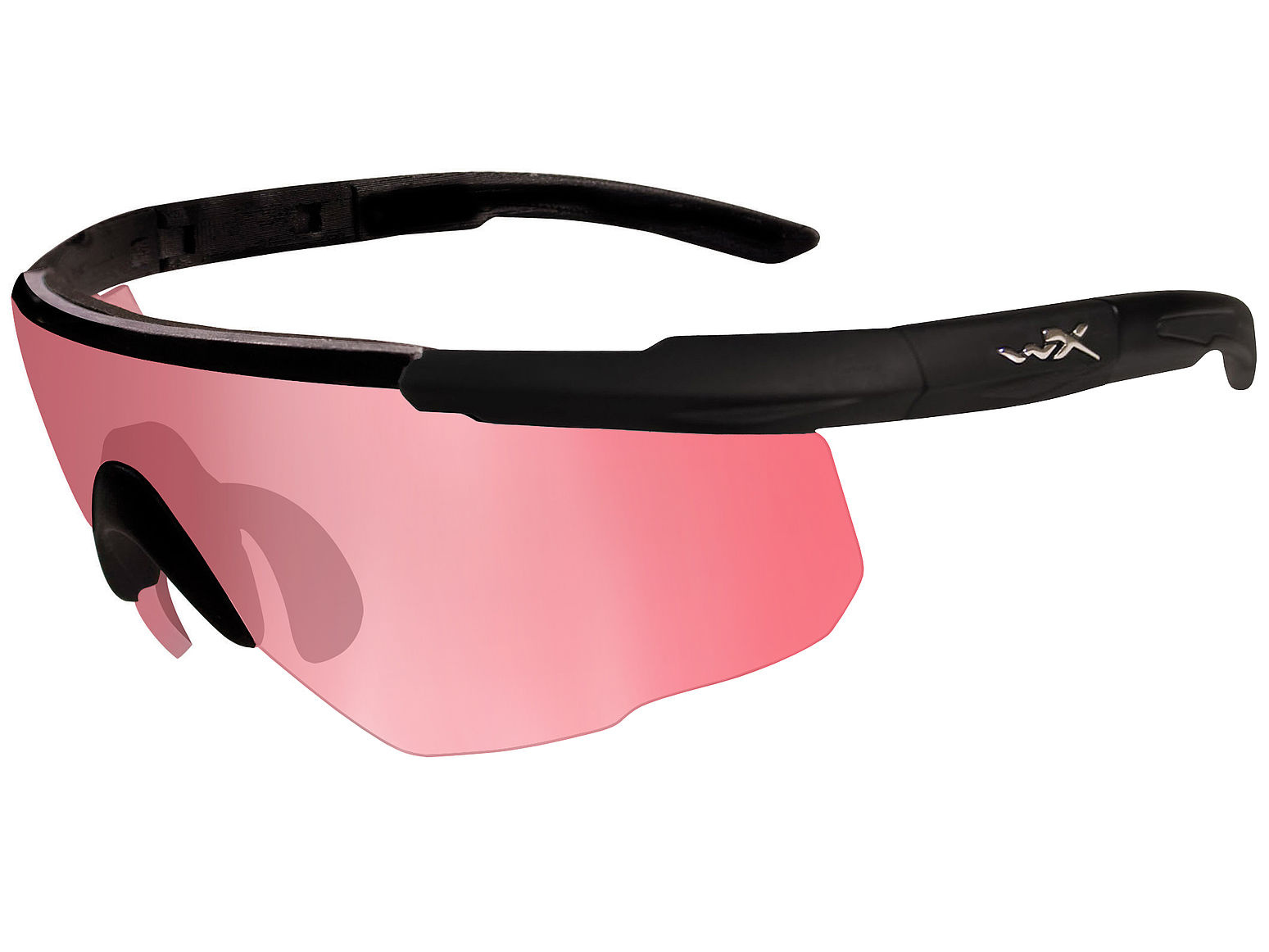 Strelecké okuliare Wiley X Saber ružové sklá  