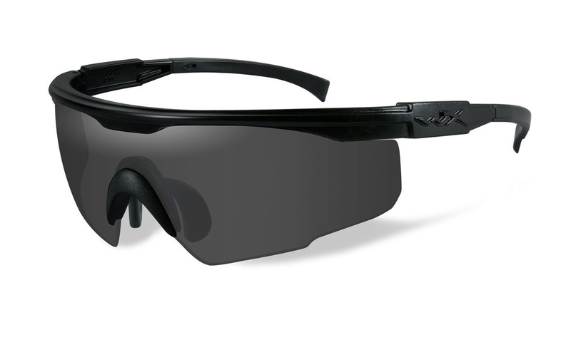 Strelecké okuliare Wiley X  šedé + číre sklá v matnom čiernom ráme  