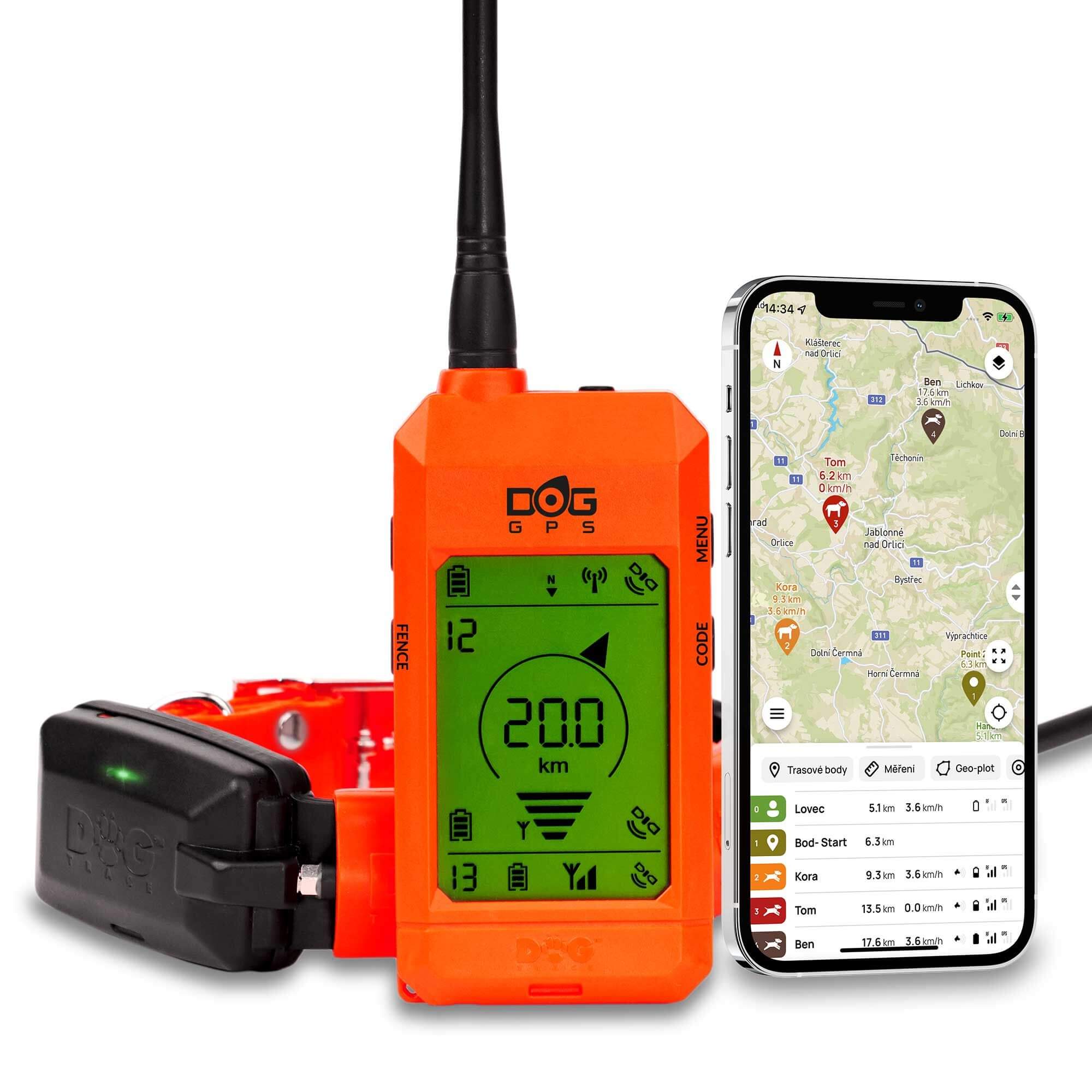 Satelitný GPS lokátor Dogtrace DOG GPS X30 - bez výcvikového modulu  