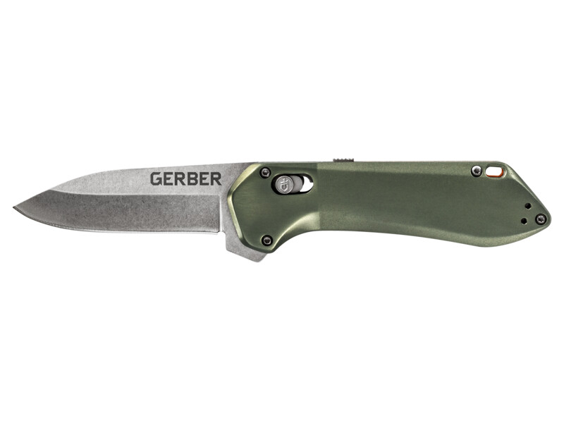 Taktický nôž Gerber Highbrow Compact - Flat Sage, Plain Edge Green