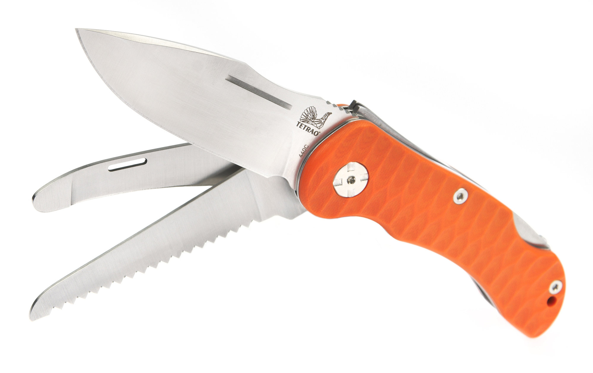 Poľovnícky nôž TETRAO Boletus - oranžový