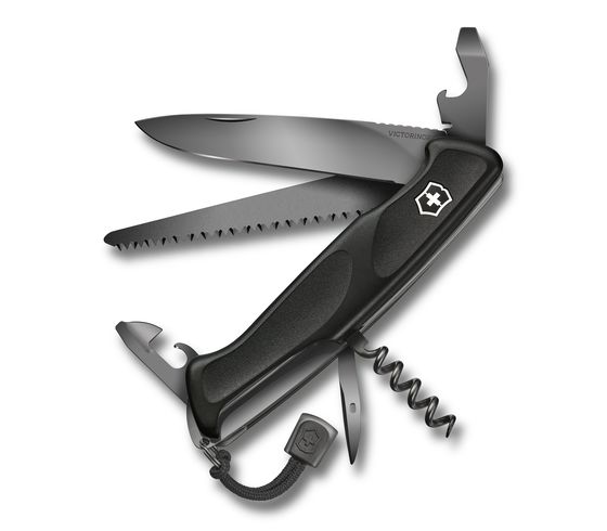 Vreckový nôž Victorinox Rangergrip 55 Onyx Black - 12 funkcií