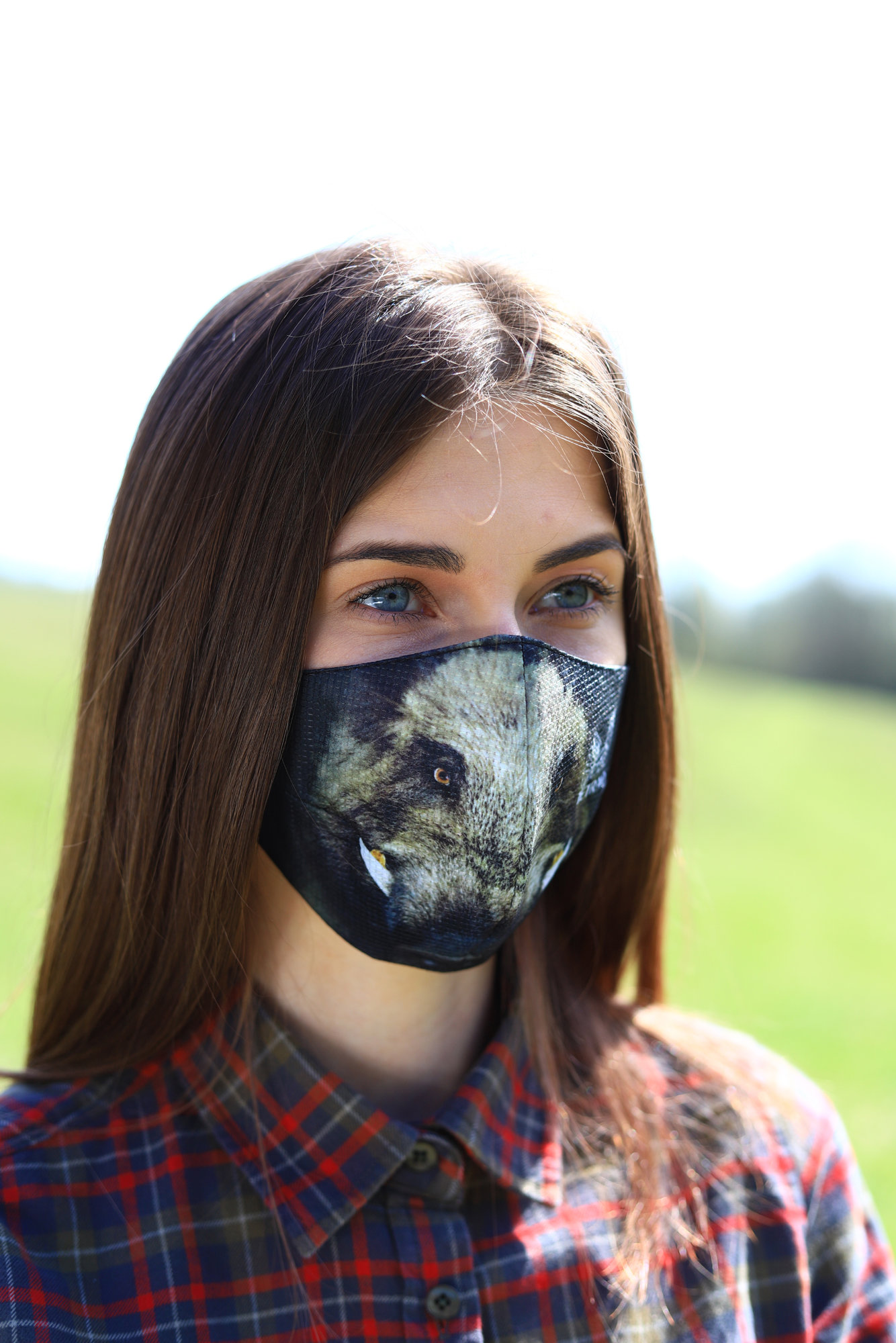 TETRAO bavlnená ochranná maska na tvár - diviak 1 ks   