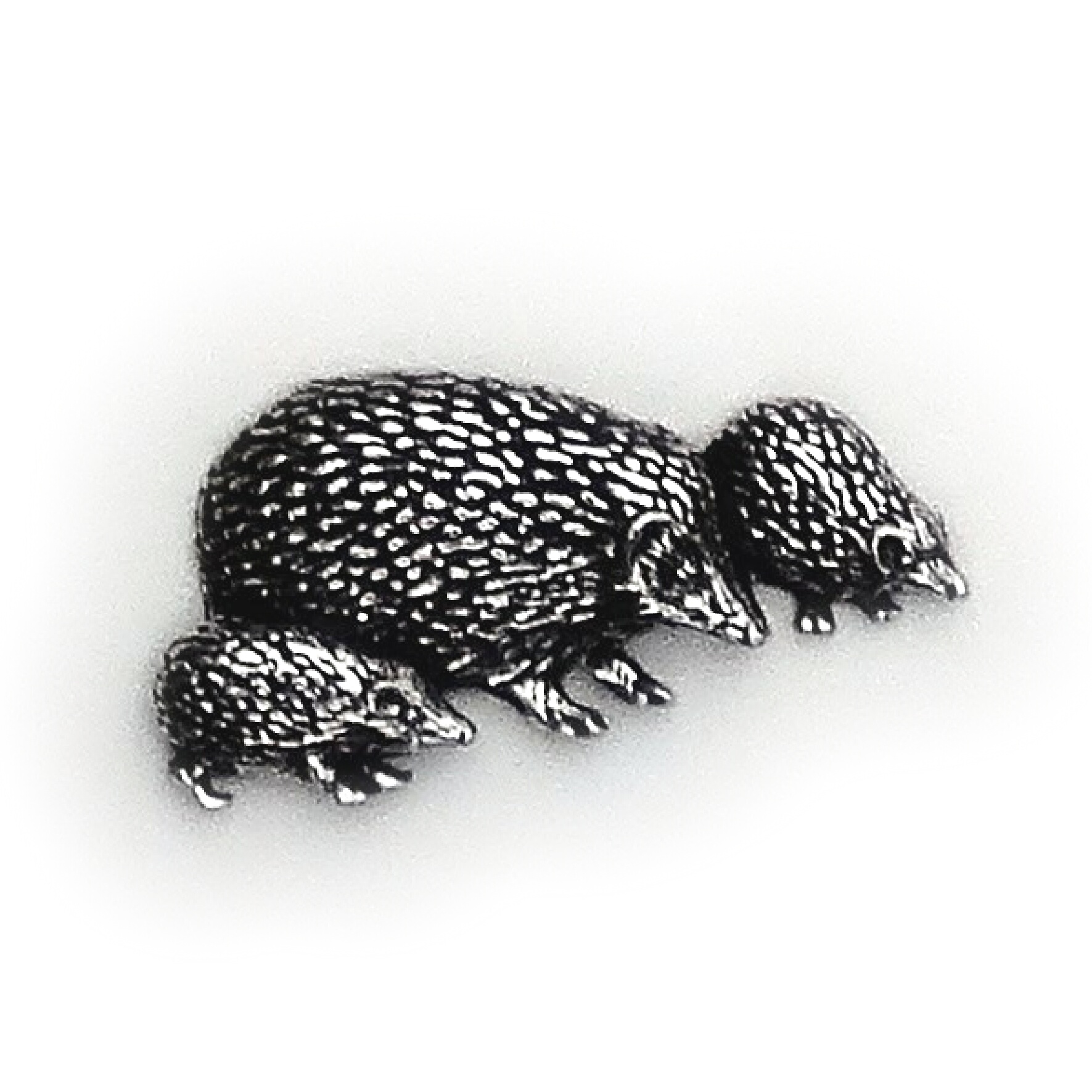 Poľovnícky odznak ježkova rodina  