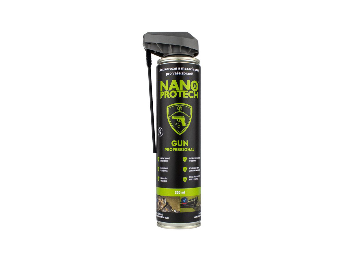 Olejový sprej na zbrane Nanotech GNP Firearms Professional 300 ml