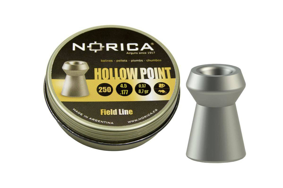 Diabolky NORICA HOLLOW POINT 4,5mm 250 ks
