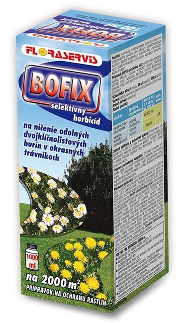 Prípravok na ochranu rastlín BOFIX 1000 ml - ničí burinu v trávniku  