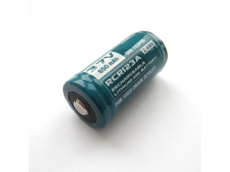 Batéria OLIGHT RCR123A 650 mAh 3,7V nabíjateľná