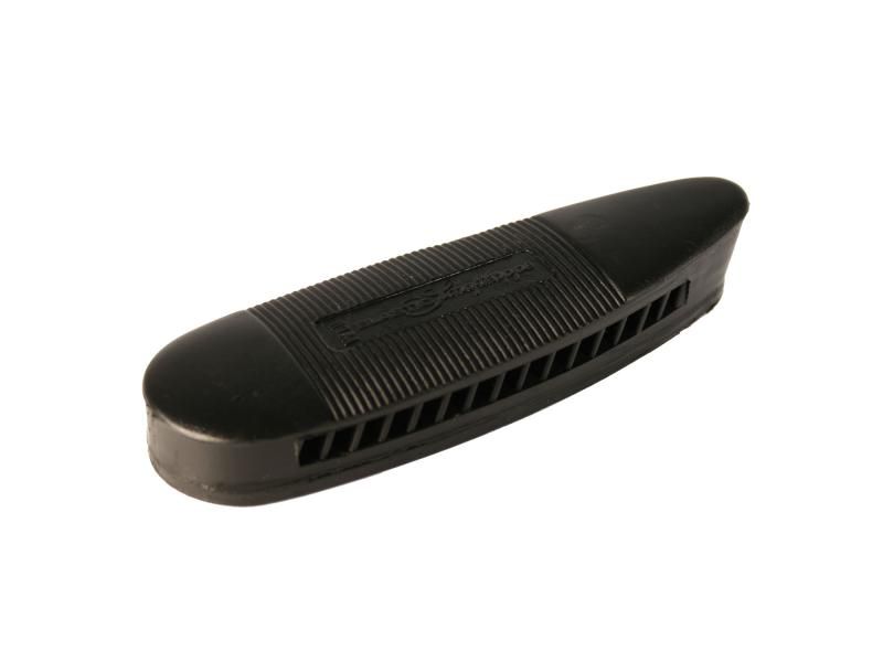 Gumená botka na pažbu 130x43x15 mm čierna/čierna
