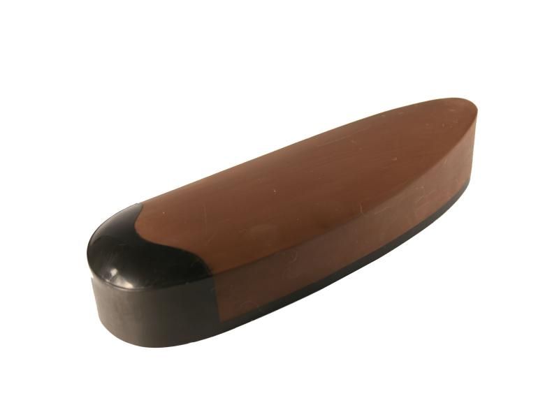 Gumená botka na pažbu 150x52x30 mm čierna/hnedá  